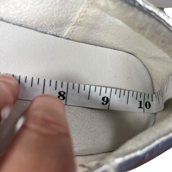 Seychelles Moon Child Metallic Leather Upper Mary Jane Style Flats Silver Size 9 - Picture 15 of 15